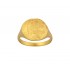 Χρυσό χειροποιητο δαχτυλίδι κ18 Μέγας Αλέξανδρος 15639