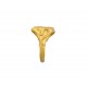 Χρυσό χειροποιητο δαχτυλίδι κ18 μέδουσα 15649