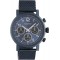 Oozoo Chronograph Watch with Metallic Bracelet in Blue