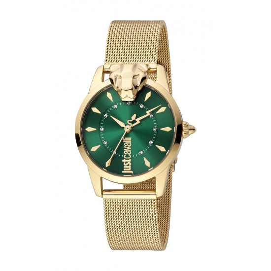 Just Cavalli Γυναικείο ρολόι σε χρυσό φίδι JC1L220M0065