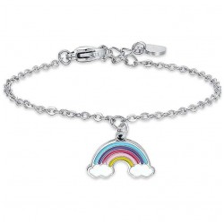 Luca Barra Rainbow Steel Bracelet for Kids