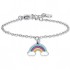 Luca Barra Rainbow Steel Bracelet for Kids