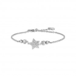 Luca Barra Women's Steel Bracelet with Star