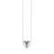 Luca Barra ck1809 Women's Full Heart Steel Necklace