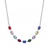Necklace Steel With colored Crystals Luca Barra CK1925