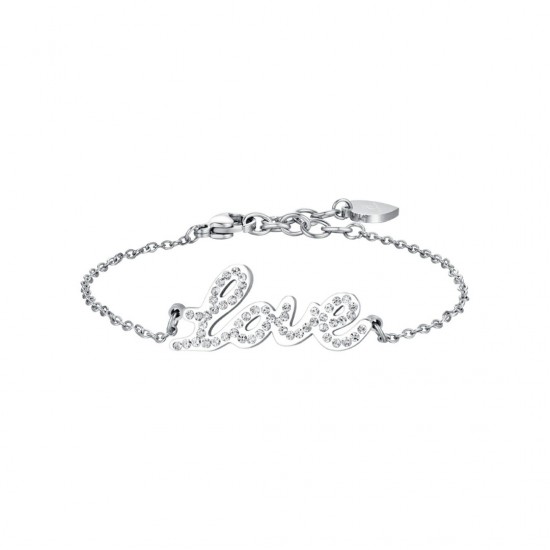 Steel bracelet Love for women Luca Barra BK2402