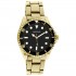 OOZOO Watch with Black Dial and Gold Color Steel Bracelet C10979