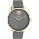 OOZOO Timepieces Grey Leather Strap c11244