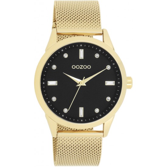 OOZOO Timepieces Crystals Gold Metallic Bracelet c11283
