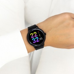 OOZOO Smartwatch Black Silicone Strap Q00134
