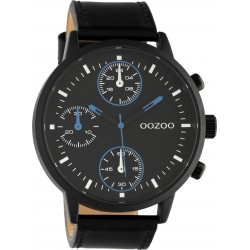 Oozoo black strap timepiece