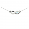 Infinity necklace and 925 silver eye
