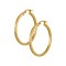Earrings gold rings 14k polished SK077