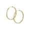 14ct gold gold earrings, polished Italian 