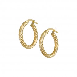 Gold rings curl design 14 carats sk082