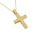 14K Gold Boy's Cross with Chain st0221