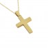 14K Gold Boy's Cross with Chain st0221