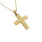 Baptism cross gold with chain 14k 