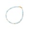 Bracelet with Aqua K14 gold 110858