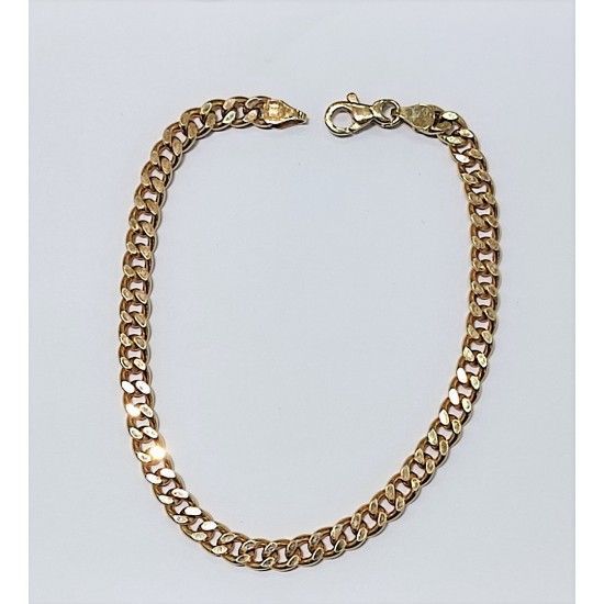 Men s 14K Gold Bracelet Italian Design AB105