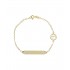 14k gold heart bracelet ID 34863