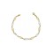 Gold k White Gold Meander Bracelet Handmade 14K 