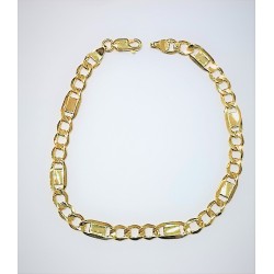  14K Gold Bracelet Italian Design AB104