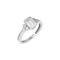Single Stone 14 Carat Engagement Ring White Gold   d065