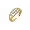 Μαίανδρος greka Χρυσό Δαχτυλίδι 14κ με ζιργκον Κουμιαν GRE8031 