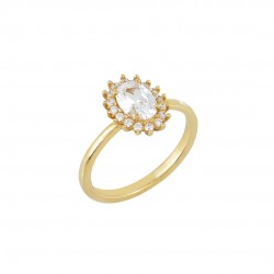 Δαχτυλίδι Αρραβώνα Ροζέτα Χρυσό 14k d070