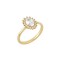 14ct gold rosette engagement ring 