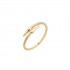 14ct Gold Ring Italian Design 