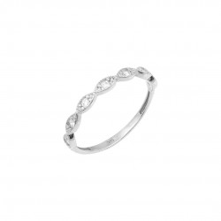 14ct White Gold Ring Misover 