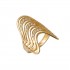 Handmade 14K Gold Ring with Zircon d140