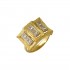 Handmade 18ct Gold Ring With Zircon d147