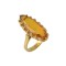 Χειροποίητο Δαχτυλίδι  Χρυσό 18 Καρατίων Με ορυκτό τοπαζι d154