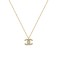 14ct gold necklace with zirconia 