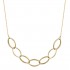 14ct gold necklace with oval designs 