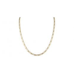 Meandros Greka Gold Necklace 14k Handmade ell8041