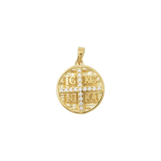 Constantine 14k gold amulet nevertheless wins handmade Italian
