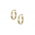 Hoop Earrings Gold Italian design 14K KP8159