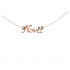 Godmother necklace 925 silver rose gold plated E52584B