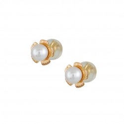 14ct gold earrings with pearls