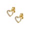 14ct gold zirconia earrings sk38