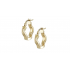 Hoops Earrings Gold Italian design 14K KP8160