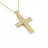 14 Carat Golden Baptism Cross for boy