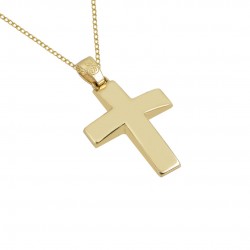 Baptism Cross Gold 14 carats with Chain ST167
