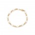 Bracelet with Fresh Water Pearl pearls K14 gold 110551