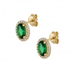 14ct gold rosette earrings 