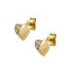 Σκουλαρίκια χρυσά 14 καρατιών καρδιά ΣΚ36